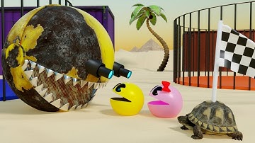 Pacman Vs Robots (Robot, Chainsaw Robot)