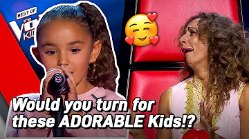 The ABSOLUTE CUTEST Blind Auditions on The Voice Kids 😍