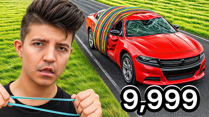 Crushing a Car with Only Rubber Bands!