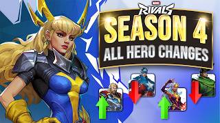 EVERY Hero Change in Season 4 | Side-by-Side Gameplay Comparison | Balance Patch | Marvel Rivals