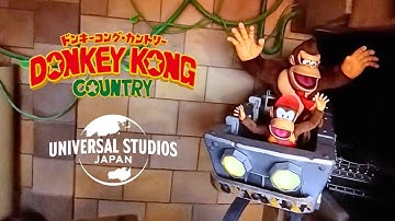 Donkey Kong Minecart Madness 4K 🎢 INSANE New Coaster! | Super Nintendo World Japan