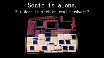 Sonic is alone. But does it work on real hardware? – Official Developer Playthrough