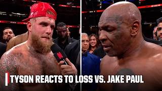 Mike Tyson reacts to loss vs. Jake Paul, calls out Logan in the process | ESPN Ringside