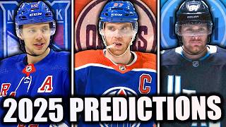 FINAL 2025 NHL STANDINGS & STANLEY CUP PREDICTIONS!