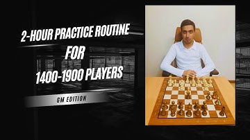 The Perfect 2-Hour Training Routine for 1400–1900 Players (GM Approved)