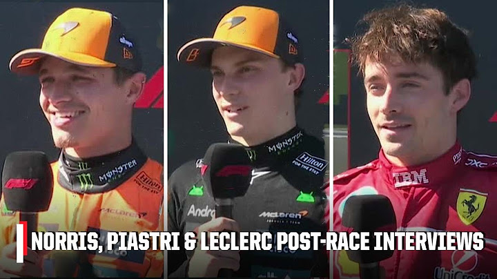 Lando Norris, Oscar Piastri and Charles Leclerc react to the Austrian Grand Prix | ESPN F1