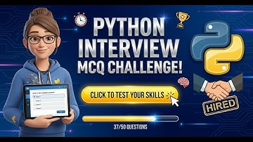 50 Python MCQ Challenge: Daily Practice for Beginners & Interviews | Python Quiz #python #coding #ai