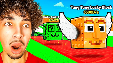$0 To $100 Trillion With BANNED LUCKY BLOCKS In Steal A Brainrot