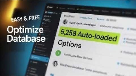 EENVOUDIG! Zo ruim je snel je WordPress-database op!