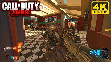 Black Ops 3 Zombies: MW2 Terminal Zombies 4K60FPS Gameplay