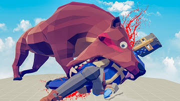 ANIMALS VS EVERY UNIT | Totally Accurate Battle Simulator-TABS