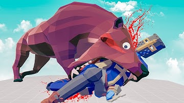 ANIMALS VS EVERY UNIT | Totally Accurate Battle Simulator-TABS