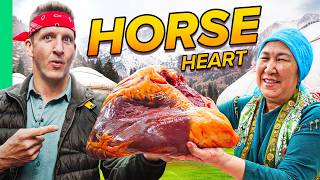 Stuffed Horse Heart!! Bizarre Kazakhstan Food!!