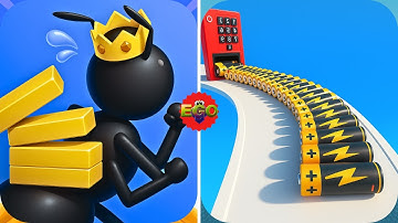 Tiny Run 3D Vs. Battery Run 3D - Epic Gamer’s Odyssey | Max Gameplay Walkthrough #1210