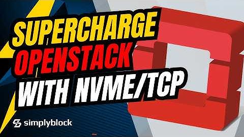 NVMe/TCP OpenStack Storage with Simplyblock