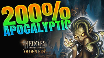 Dungeon Playthrough Jebus Outcast Enatee 200% Difficulty Heroes of Might and Magic: Olden Era