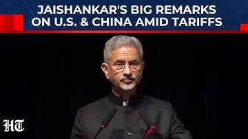 Jaishankar Gives Bold Geopolitical Reality Check With 