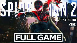 SPIDER-MAN 2 PS5 PRO Full Gameplay Walkthrough / No Commentary【FULL GAME】4K Ultra HD