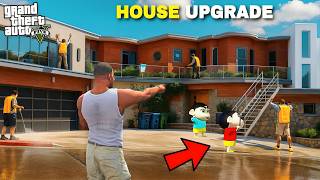 GTA V : Franklin & Shinchan Upgrade the Biggest House in Los Santos in GTA 5 ! in Telugu