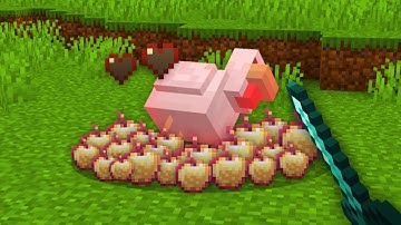 Minecraft Hunger Games, But Mobs Give OP LOOT