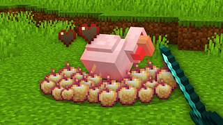 Minecraft Hunger Games, But Mob Drops Are BROKEN