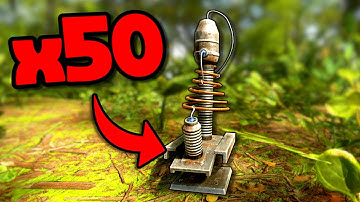 I Covered The Jungle With Hidden Tesla Coils In Rust