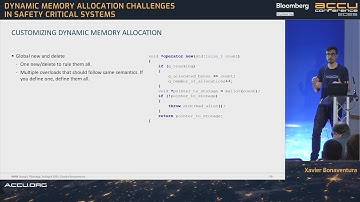 Dynamic Memory Allocation Challenges in C++ Safety Critical Systems - Xavier Bonaventura - ACCU 2025