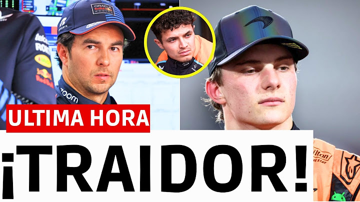 💣 ¡ESCÁNDALO MCLAREN! TRAICIONAN A PIASTRI Y QUIEREN A CHECO PÉREZ