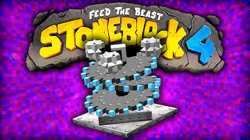 Minecraft StoneBlock 4 | EASY MOB & XP FARMING & WIRELESS POWER! #7 [Modded Questing Stoneblock]
