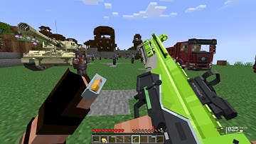 We Destroyed a Pillager Outpost with New Military Tanks and Modern Weapons! 💥🚚