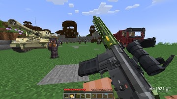 We Destroyed a Pillager Outpost with New Military Tanks and Modern Weapons! 💥🚚