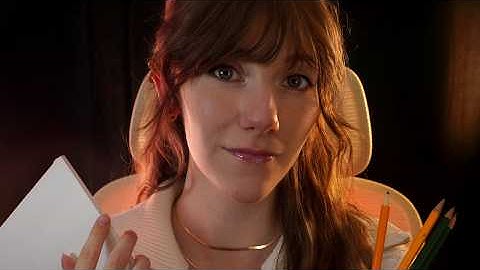 Intensely Studying & Sketching Your Face ASMR