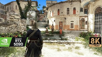 [8K60] Assassins Creed Black Flag Remastered – 4K RTX 5090 Ultra Raytracing Showcase graphics