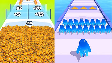 NEW Update 2025 🔥Join Blob Clash 3D vs Food Run - MAX Level Challenge!