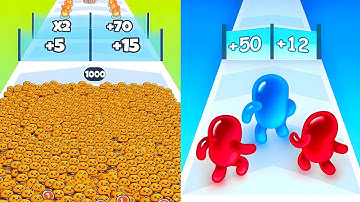 NEW Update 2025 🔥Join Blob Clash 3D vs Food Run - MAX Level Challenge!