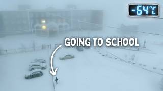 Going to School in the Coldest Town on Earth (−64°C, −84°F) | Yakutsk, Siberia