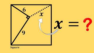 Geniuses Solve This! The Mysterious Right Angle in a Square