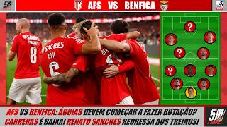 Liga 24-25 Jornada 14 🔴 AFS VS BENFICA 🔴 (ANTEVISÃO) Será que vai haver rotação no onze do Benfica?