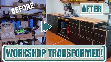 Deze bouw heeft mijn werkplaats voorgoed veranderd! // Enorme verstekbak