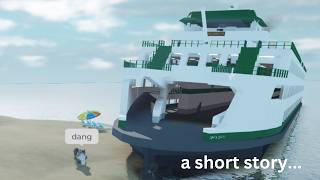 Ferry grounding but in Plane Crazy | A short film