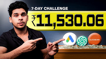 I tried Affiliate Marketing for 7 Days *On ClickBank*