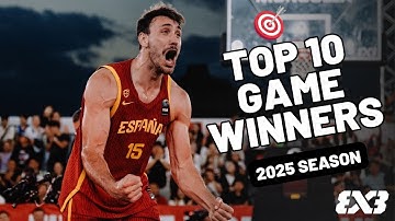 Top 10 GAME WINNERS of 2025  😱 FIBA 3x3 Basketball 🎯