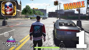 Codename Crime Gameplay Walkthrough Part 1 (iOS, Android) Vice Open World