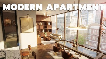 Modern Luxury Apartment | The Sims 4 Speed Build | No CC | ASMR