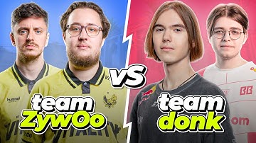 ZYWOO vs DONK on FACEIT with Utility Guide, Multi POV & Voice Comms (Dust2)