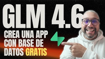 GLM 4.6 + Supabase: Crea una APP con BASE DE DATOS GRATIS