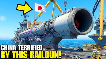 This NEW Japanese Railgun Just DESTROYED China’s Laser Army Simulation!