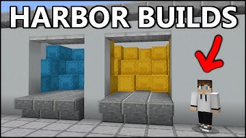 Minecraft: 15+ Harbor Build Hacks!