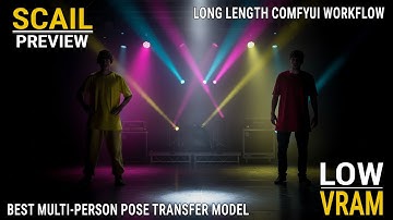 SCAIL in ComfyUI Explained | Multi-Person Pose Transfer, 360° Turns & Long Video Generation