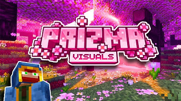 Prizma Visuals 2.0 IS AMAZING! Glowing ORES, Vibrant Visuals, Player Animations!!!